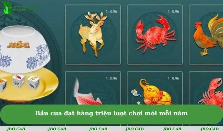 bau cua dat hang trieu luot choi moi moi nam Bầu cua đạt hàng triệu lượt chơi mới mỗi năm