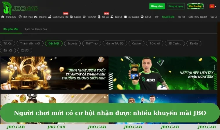 nguoi choi moi co co hoi nhan duoc nhieu khuyen mai jbo Người chơi mới có cơ hội nhận được nhiều khuyến mãi JBO